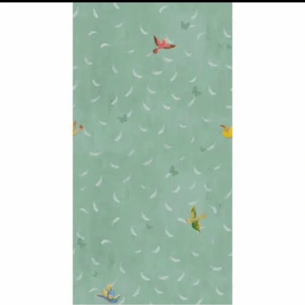 Colorful Bird Pattern Wallpaper